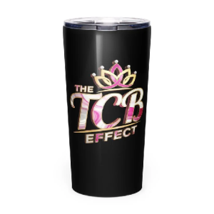 Tapered stainless steel tumbler