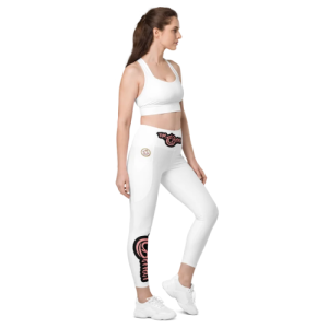Leggings with pockets White